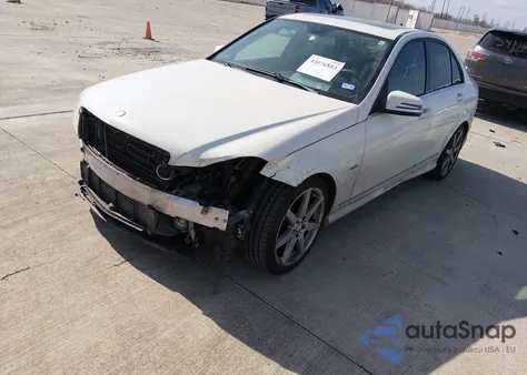 2012 Mercedes-Benz C 250 Sport from USA, damaged, VIN WDDGF4HB9CA670256